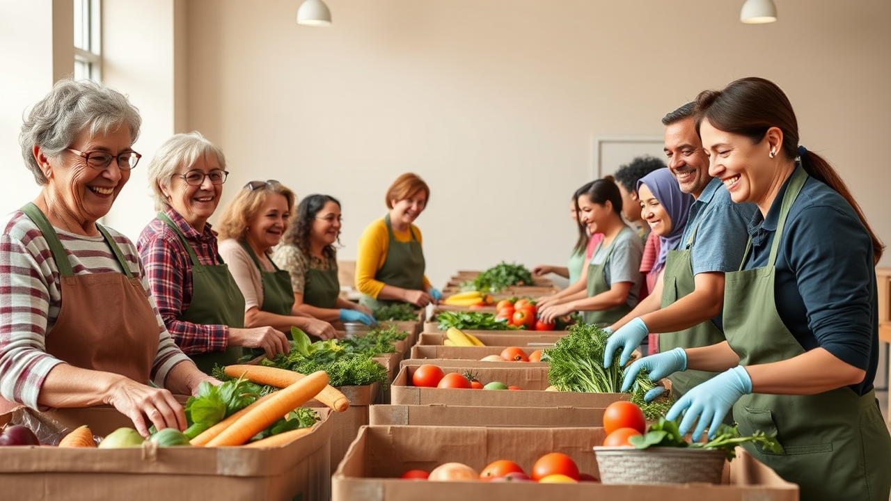Ministry leaders and volunteers serving families together